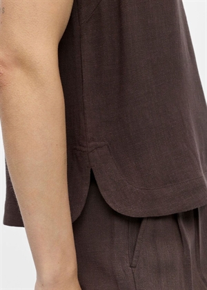 Sanne rosie sl top Seal Brown Object 